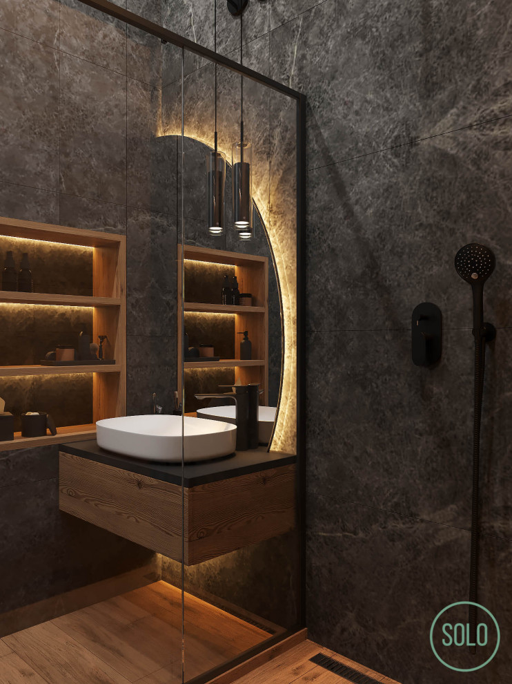 Лофт со спальней на втором уровне