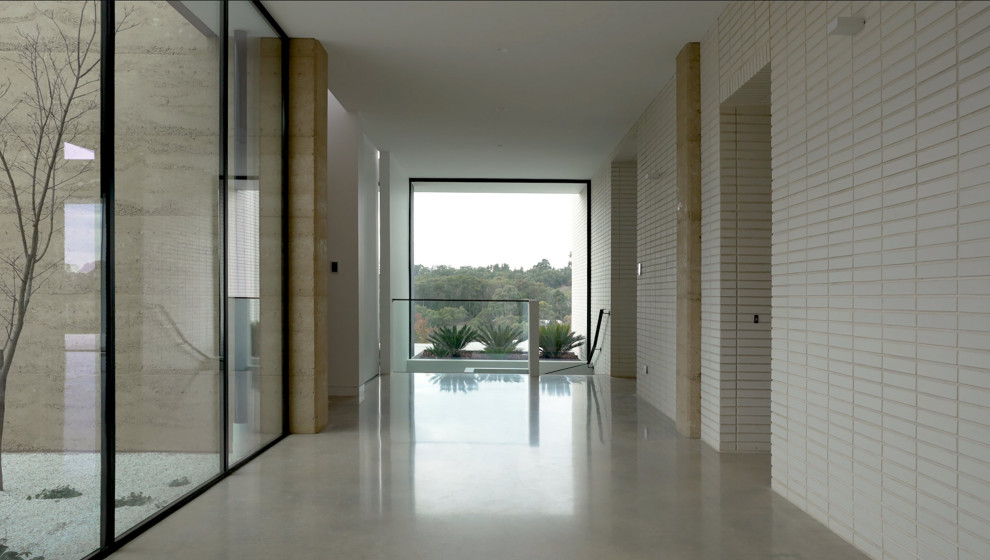 Design ideas for a modern hallway in Adelaide.