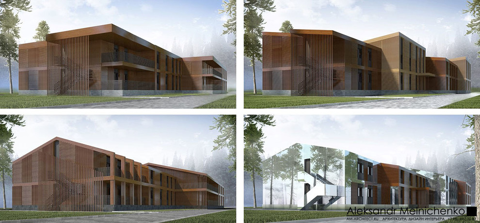 ДОМ ДЛЯ ПРОЖИВАНИЯ ПРИХОЖАН НА ТЕРРИТОРИИ КОМПЛЕКСА ЗДАНИЙ СИНАГОГИ "ЖУКОВКА"