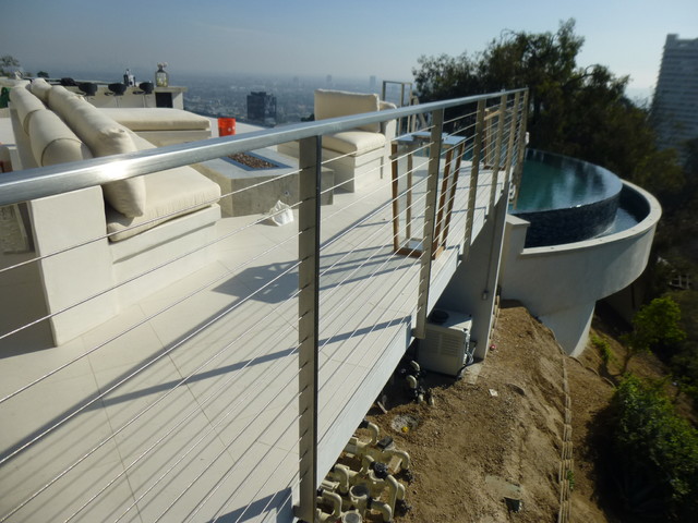 Cable Rails Installation contemporary-patio