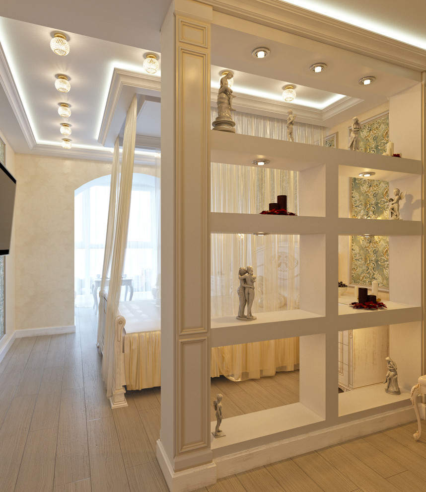 Светлая спальня для супружеской пары