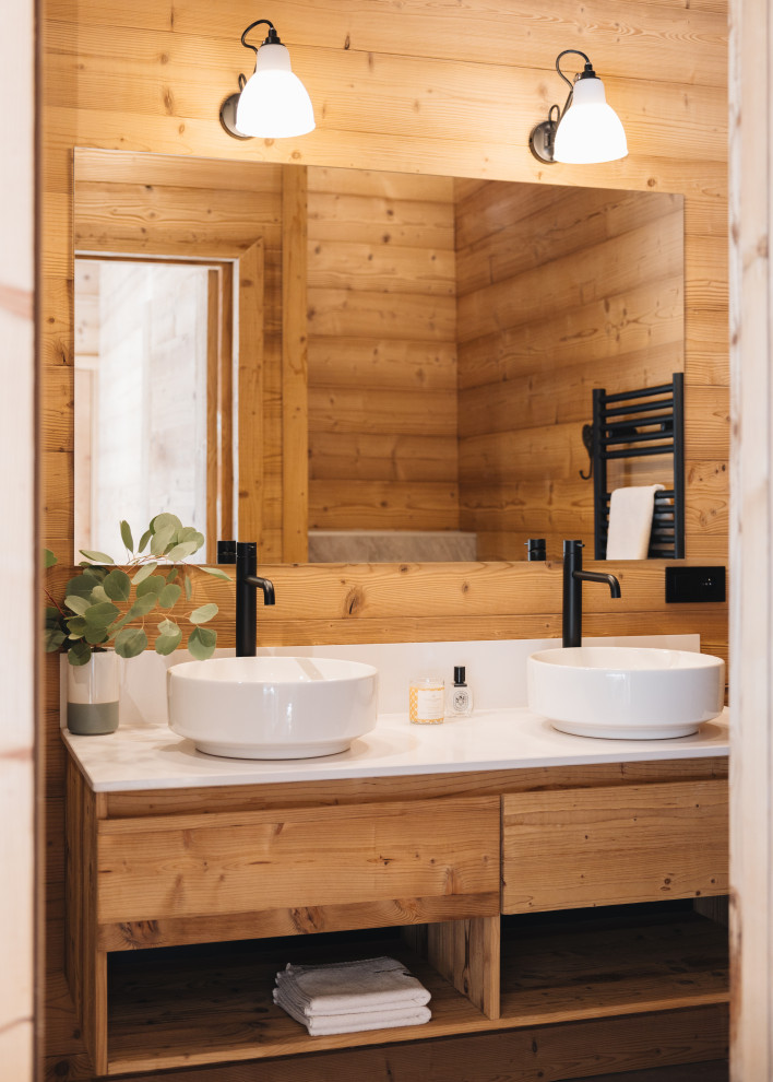 Aménagement d'une maison montagne.