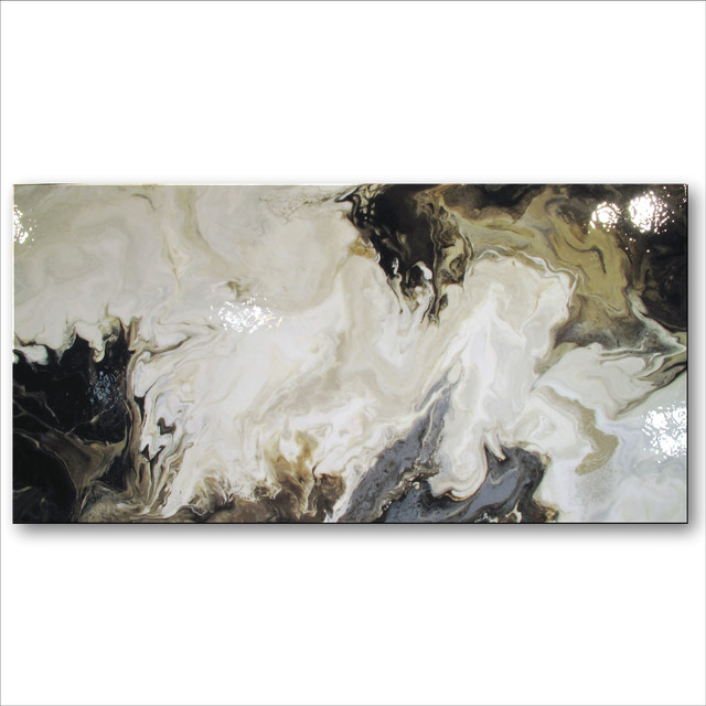 Abstract Resin Painting, Canvas Wall Art, Extra Large - Contemporary -  Prints And Posters - by ELOISE WORLD STUDIO | Houzz