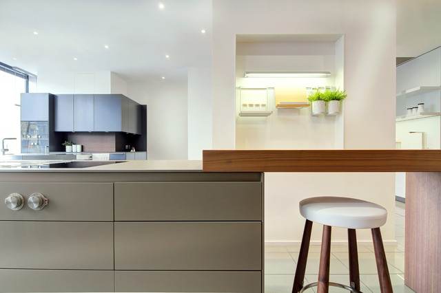 Glasgow studio modern-kueche