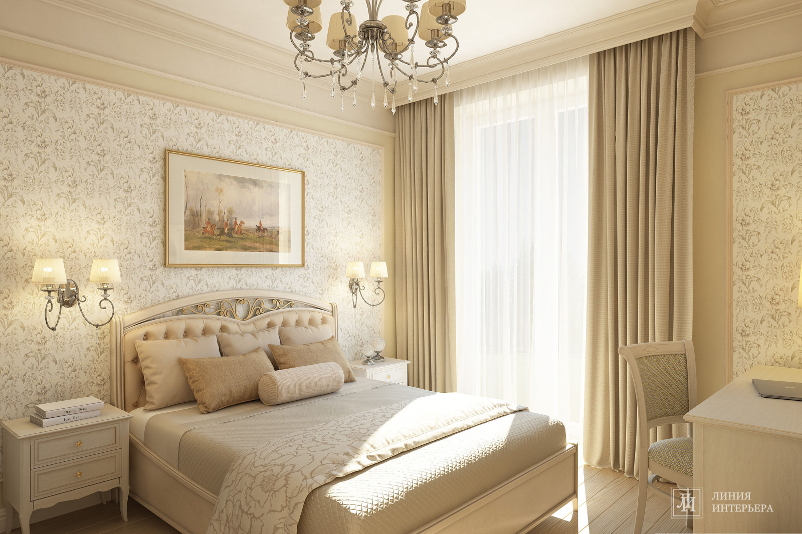 Загородный Дом в Подмосковье, классический интерьер