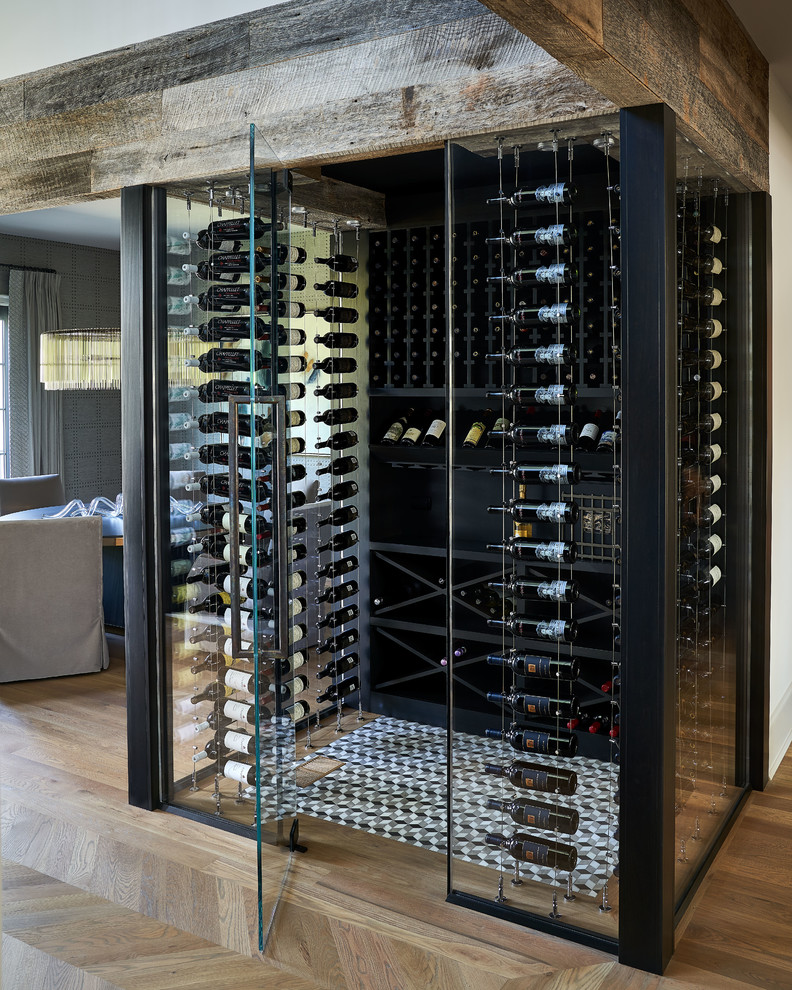 Inspiration for a wine cellar in Charlotte.