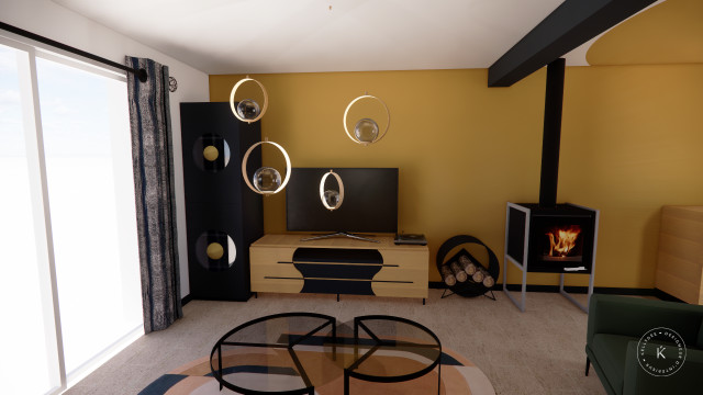 Coaching D&eacute;co - Maison Membrollaise contemporary-living-room