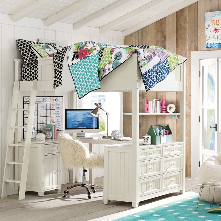 Beadboard Loft Bed