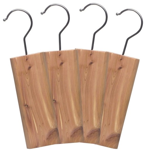 Red Cedar Wood Hang Ups, 4 Pack