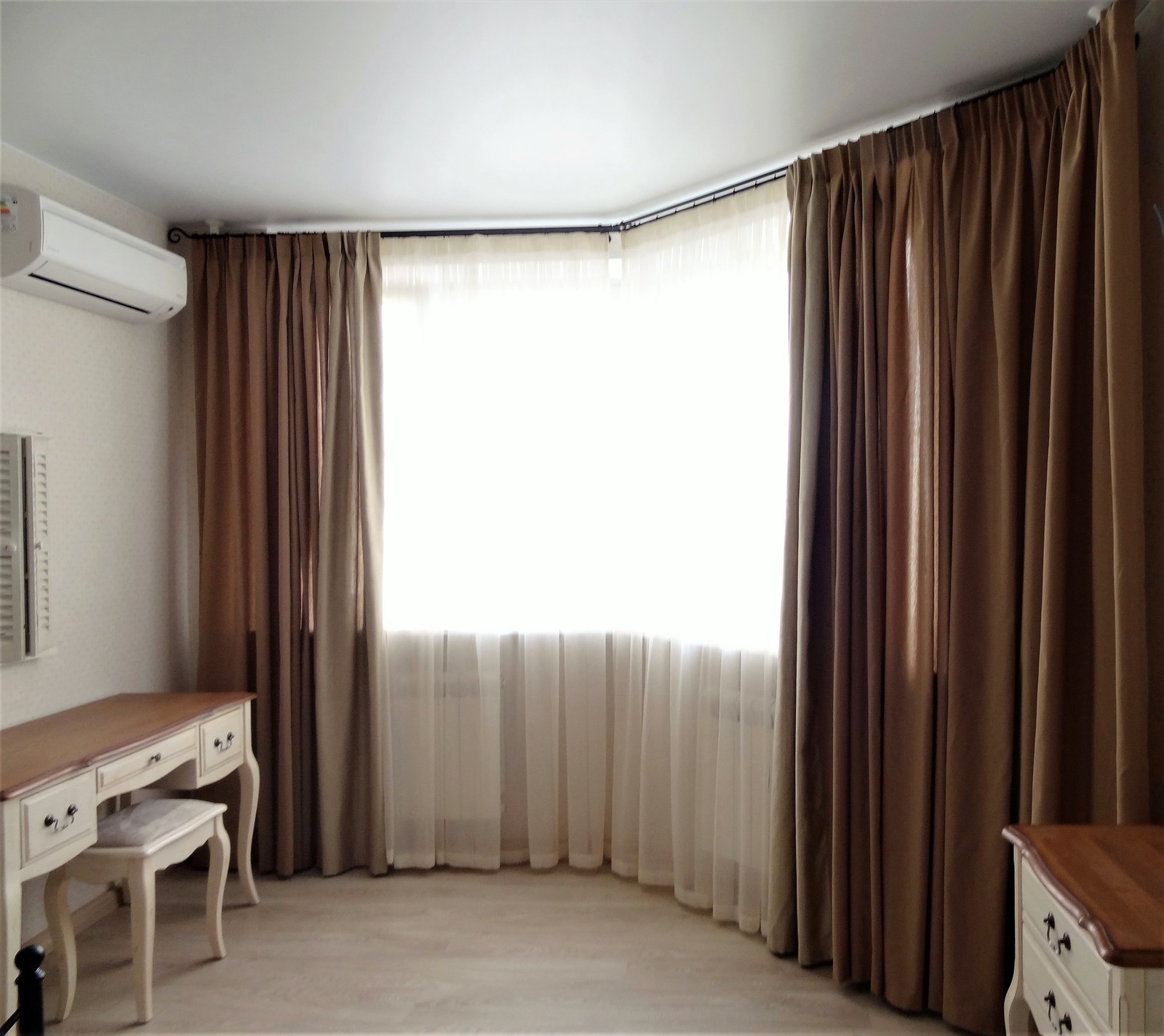 Лен и хлопковые ткани в интерьере