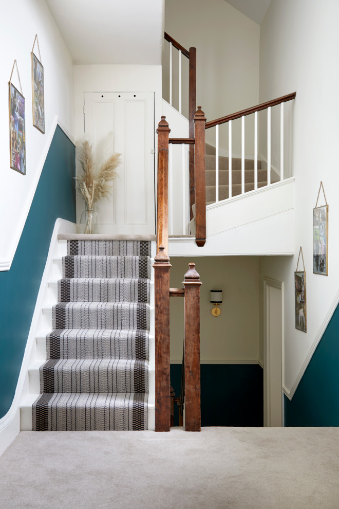 Example of a danish hallway design in West Midlands