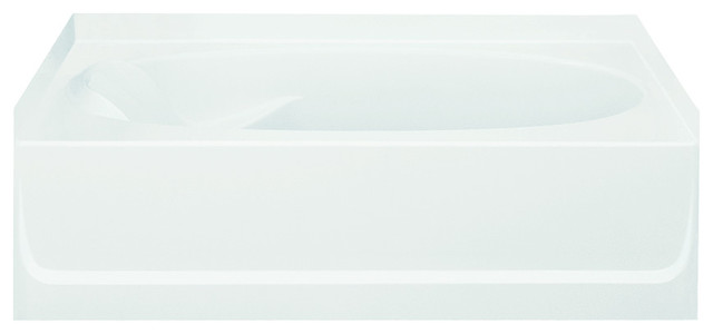 Sterling  Ensemble 18.2x42x60 Vikrell Tub/Shower, Right-Hand, White