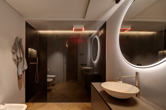 Emerald modern-badezimmer