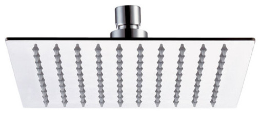 Ultraslim Square Inox Shower Head, 25 cm