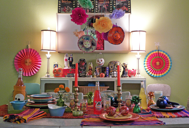 My Houzz A Home Comes Alive With Day Of The Dead Decor - Dia De Los Muertos House Decor