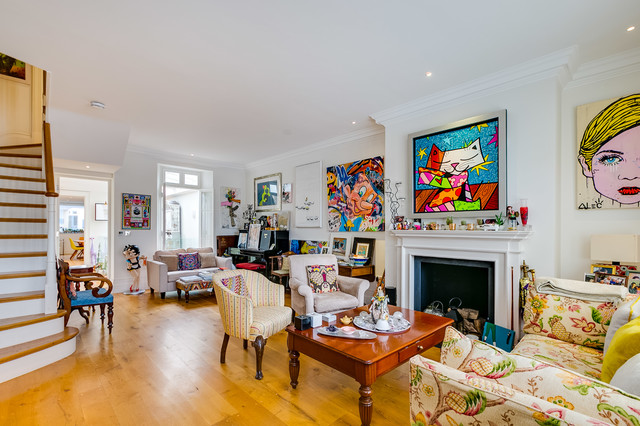 Princedale Road, London eclectic-family-room