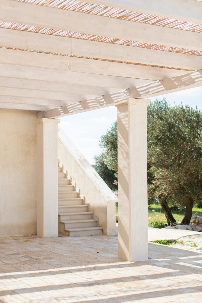 Stairs to the roof terrace