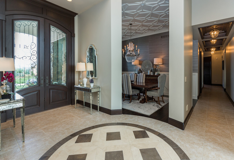 Entryway - transitional entryway idea