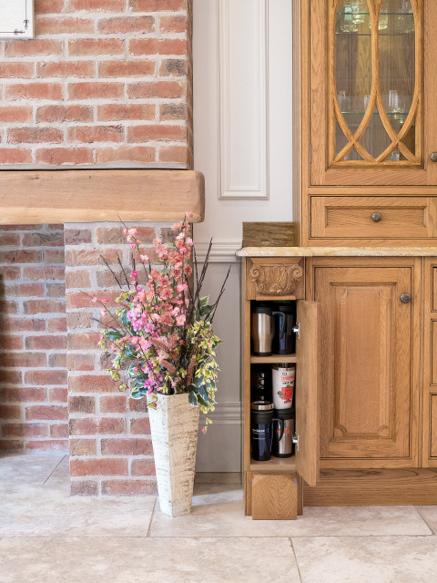 Classic, Sustainable-Wood Victorian Style Kitchen victorian-kitchen