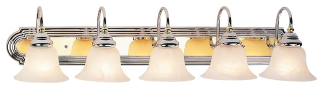 Belmont Bath Light, Chrome and Polished Brass