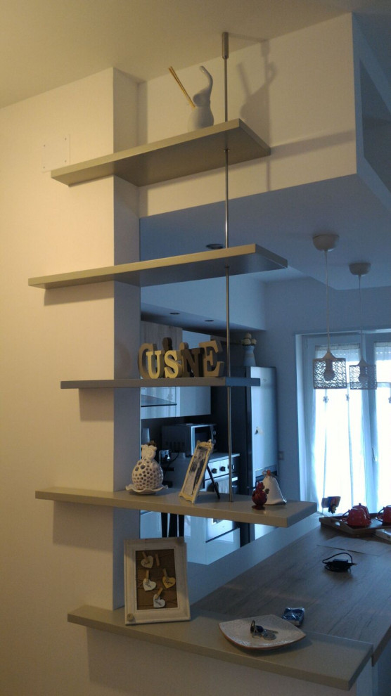 Librerie di design in stile razionalista progettate su misura