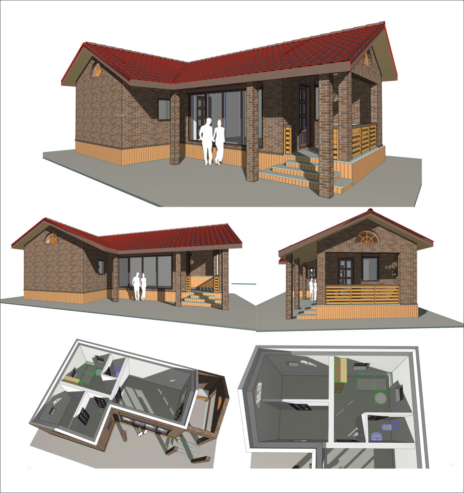 Эскизный проект банного комплекса