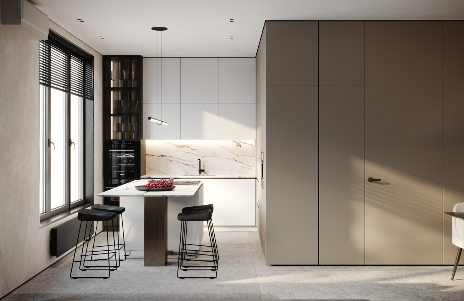 Дизайн интерьера трехкомнатной квартиры в ЖК Futurist