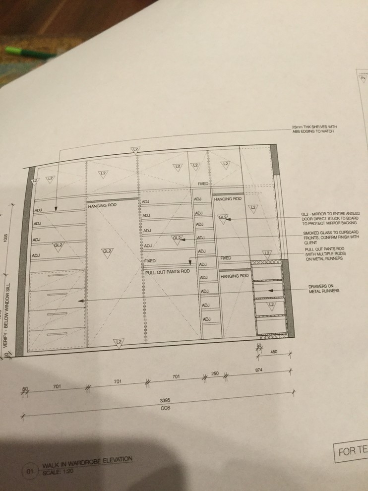 Walk In Robe Plan Dimensions Walk in wardrobe | Houzz AU