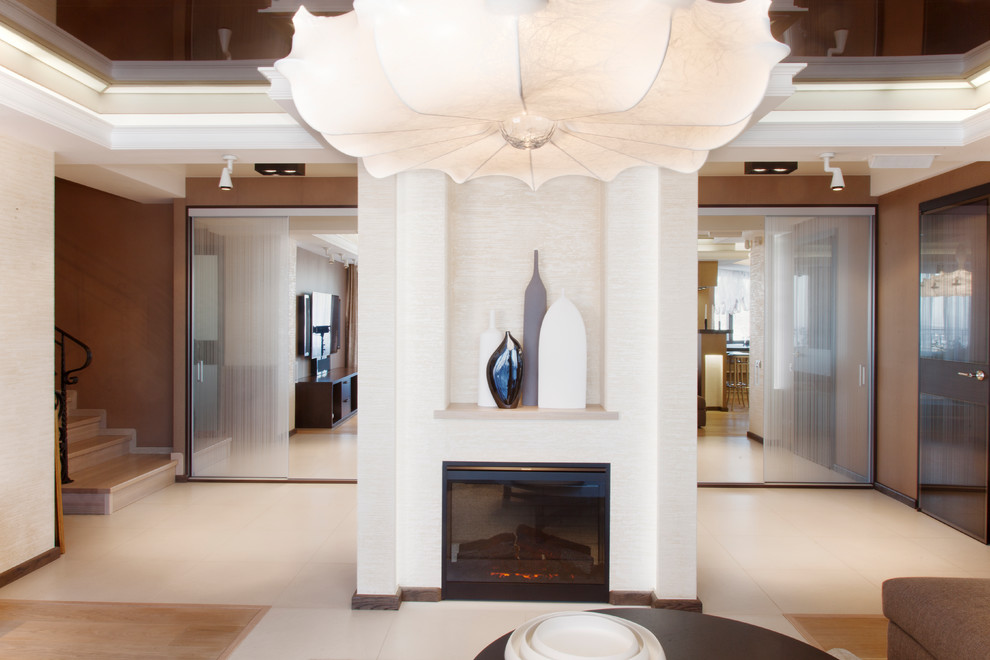 квартира на последнем этаже. гостиная