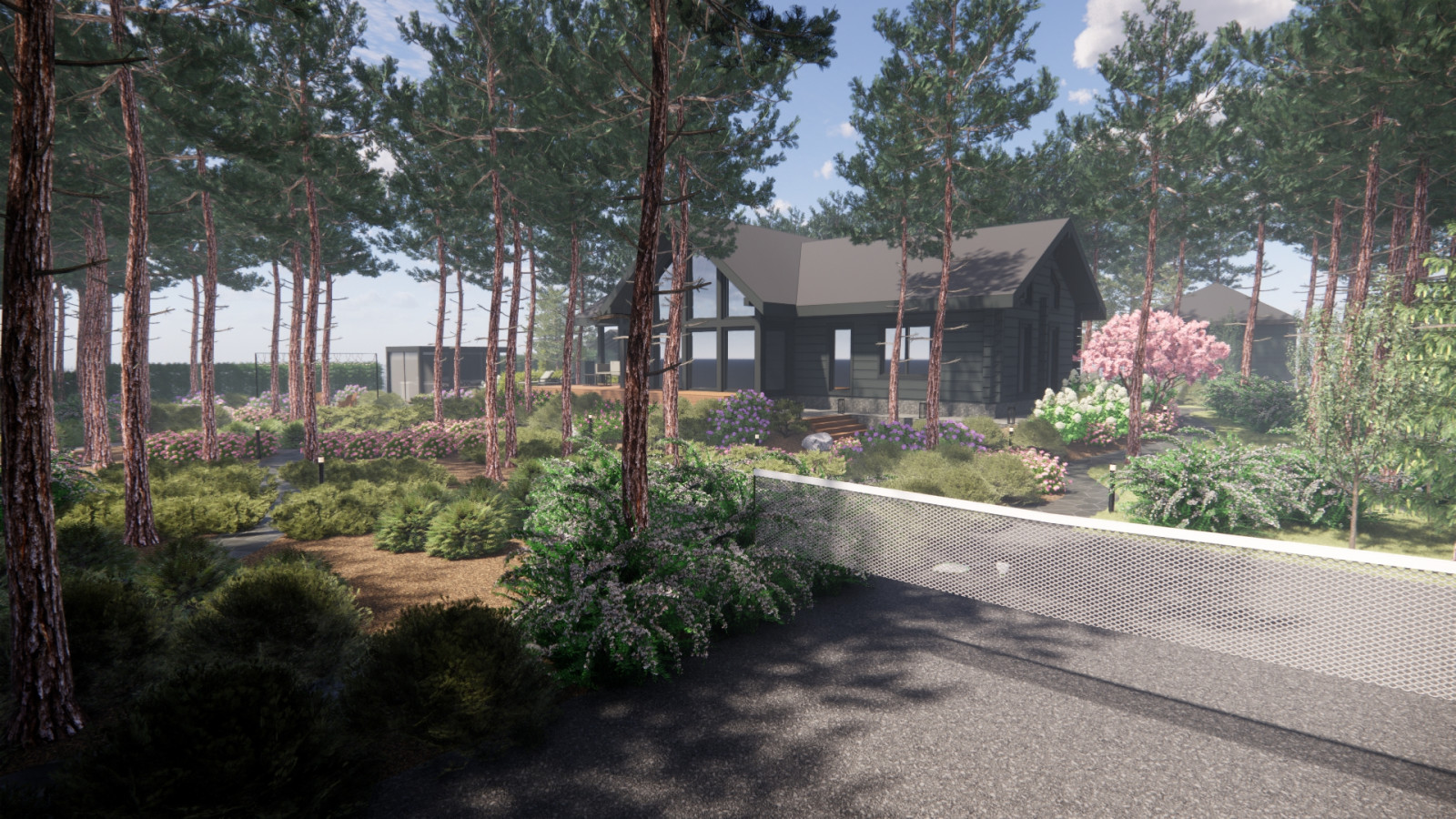 Площадка для игры в бадминтон