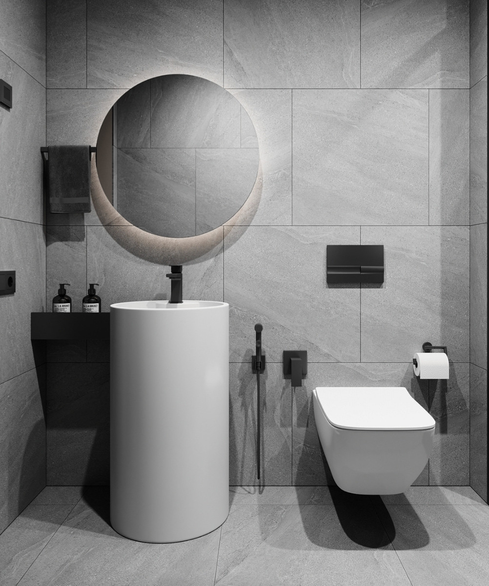 Темный интерьер