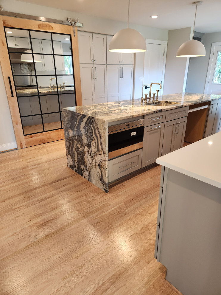 Kitchen-Waterfall Countertop