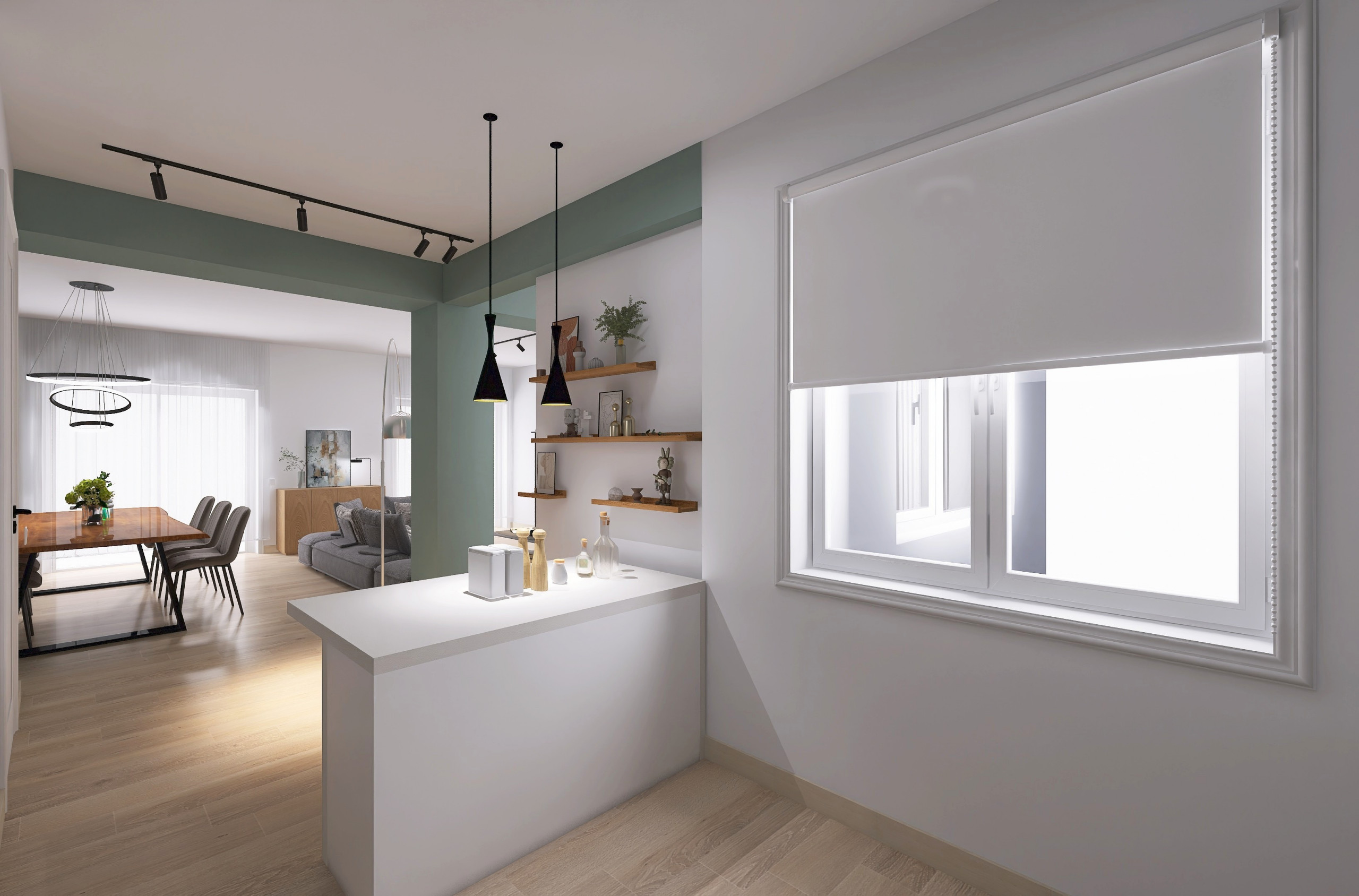 Ristrutturazione appartamento di 100 mq – Open space contemporaneo a Como