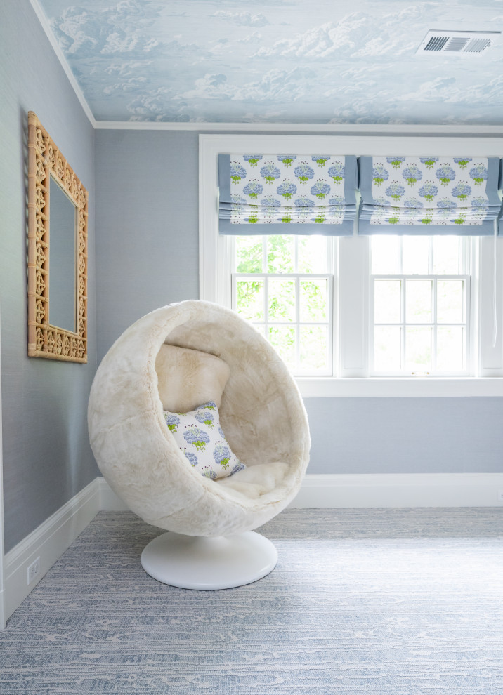 Example of a transitional home design design in Baltimore