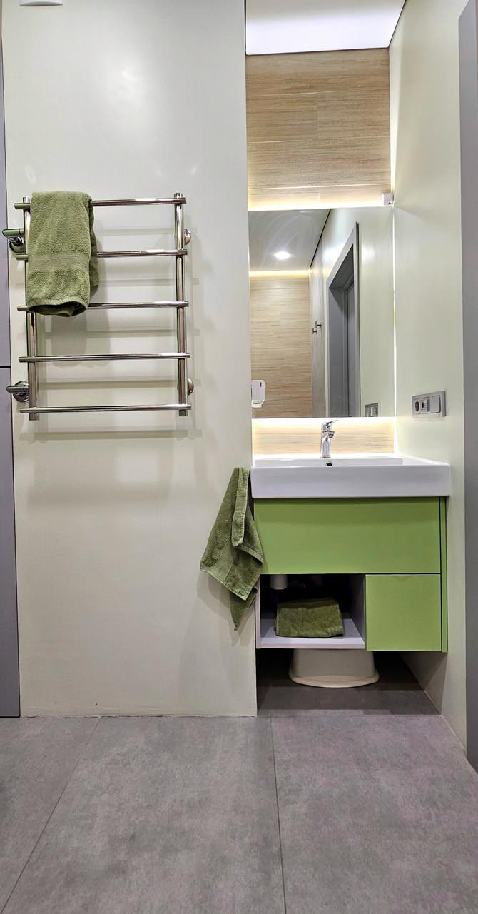 Квартира с цветными акцентами