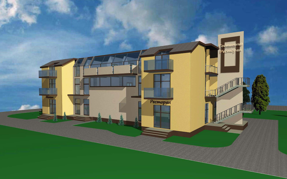 Проект многофункционального здания на территории Санатория СССР