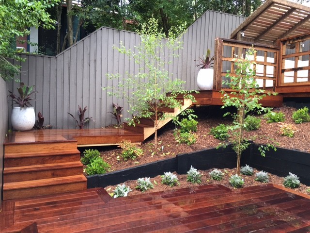 Multi level Decking rustic-deck