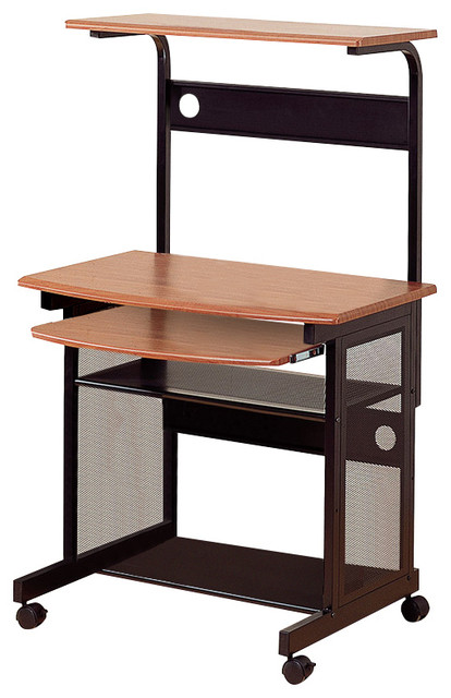 Coaster Casual Contemporary Computer Unit With Computer Storage