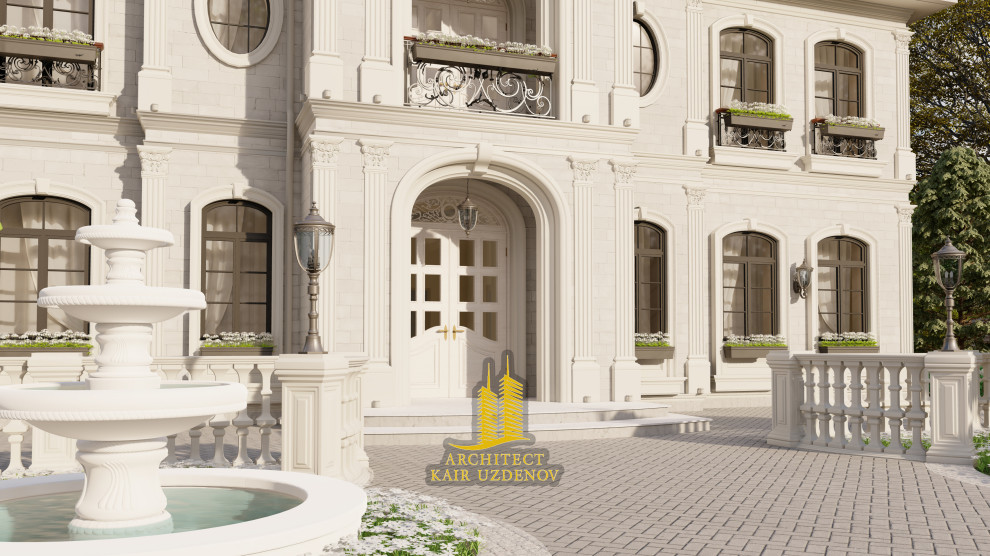 Проект дома в стиле Французский ренесанс