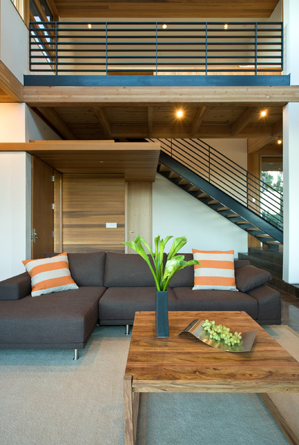 Hudson/Panos House - Modern - Living Room - San Francisco ...
