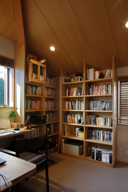 松庵の家 modern-arbeitszimmer
