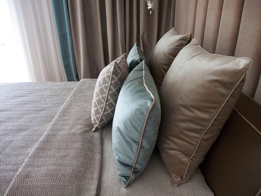 Шторы для загородного дома в КП Красные Пруды