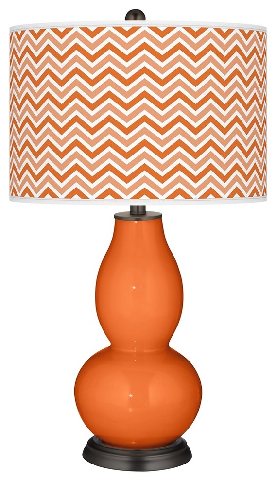 Invigorate Narrow Zig Zag Double Gourd Table Lamp