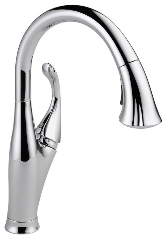 Delta Addison Lead Free Single Handle Pull Out Kitchen Faucet