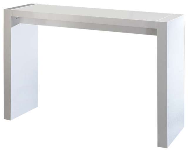 Contemporary Wooden Bar Table Transitional Indoor Pub And Bistro Contemporary Wooden Bar Table White Lacquer