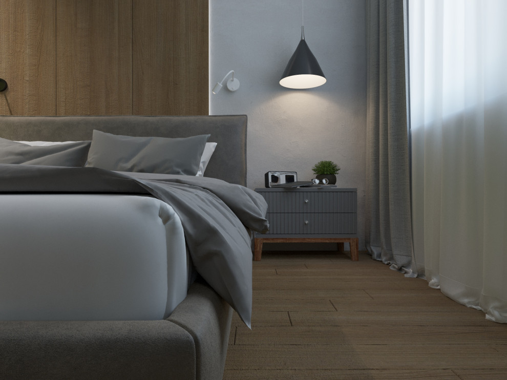 Современный интерьер двухуровневой квартиры 2