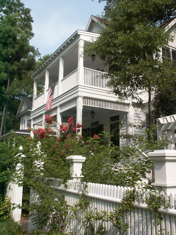 Traditional exterior in Charleston.