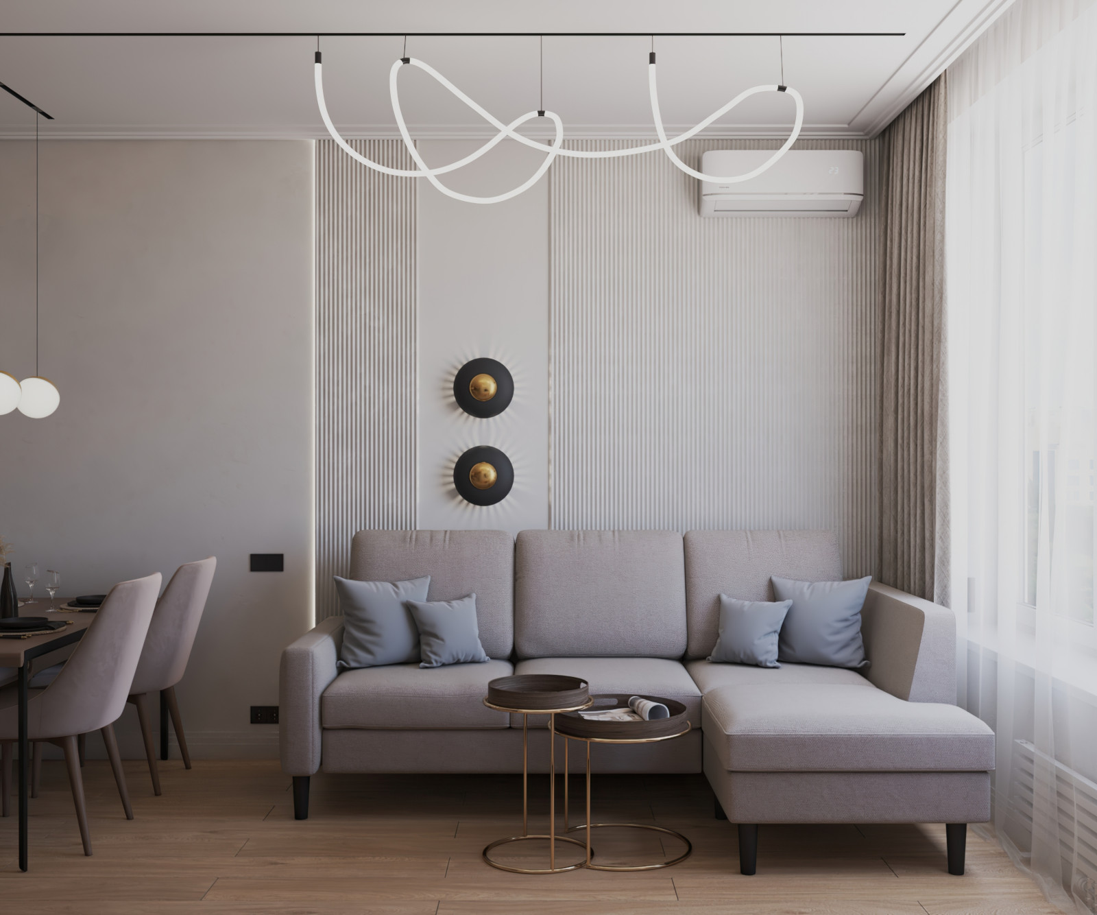 Дизайн-проект квартиры для семьи с 4 сыновьями