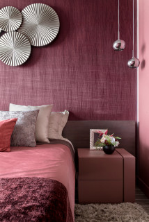 Яркая и стильная красная спальня: правила оформления и сочетания цветов в спальной комнате