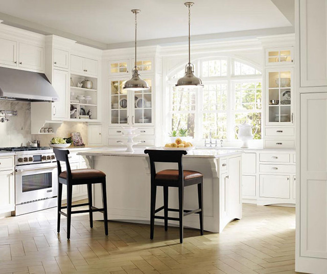 White Inset Kitchen Cabinets transitional-kitchen
